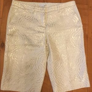 Neutral zebra print shorts-New York & Company